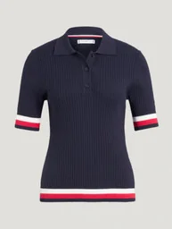 Tommy Hilfiger Equestrian Bluzka polo LENOX desert sky - - Koszulki jeździeckie - miniaturka - grafika 1