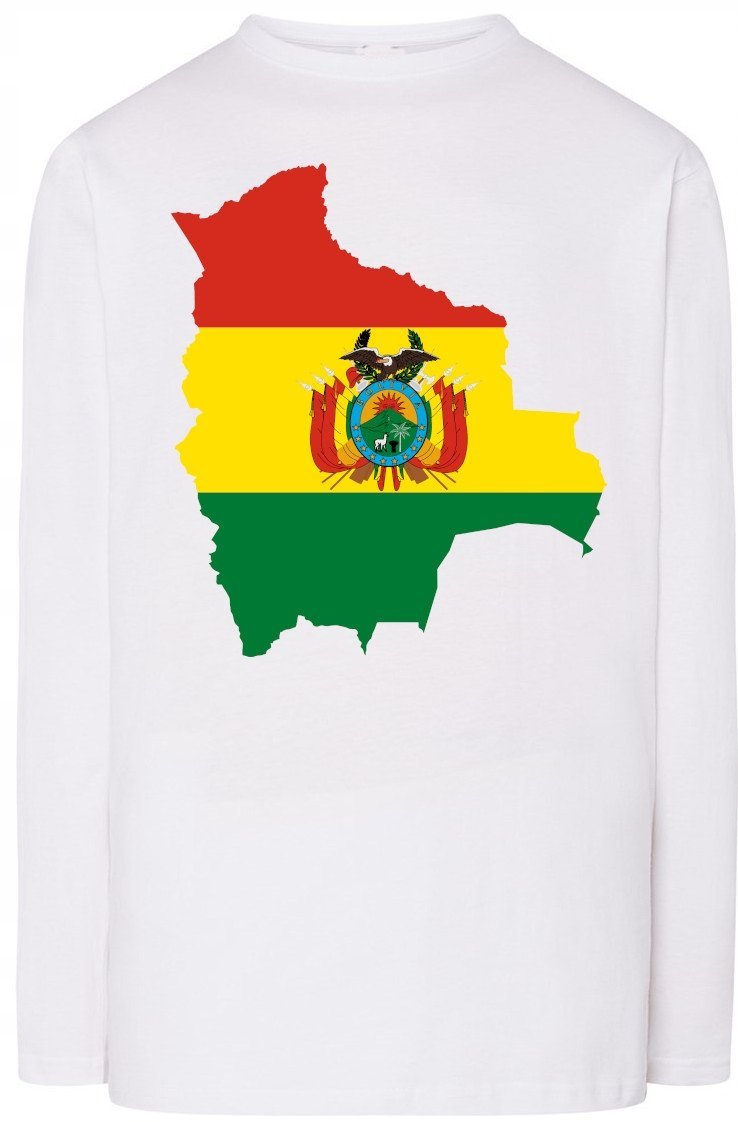 Boliwia Męska Bluza Longsleeve Flaga Rozm.4XL