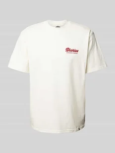 T-shirt z nadrukiem z logo - Koszulki męskie - miniaturka - grafika 1