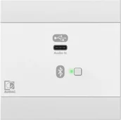 Amplitunery - Audac NWP400/W Sieciowy panel wejściowy audio - USB Type-C Wersja biała - miniaturka - grafika 1