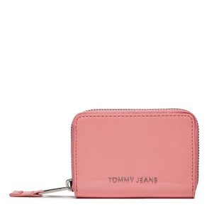 Mały Portfel Damski Tommy Jeans Tjw Ess Must Small Za Patent AW0AW15935 Różowy - Portfele - miniaturka - grafika 1
