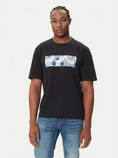 HUGO T-Shirt Nurix 50545128 Czarny Regular Fit - Koszulki męskie - miniaturka - grafika 1