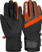 Rękawice narciarskie - Reusch Rękawice Reusch Duke R-TEX XT Junior Black Black Melange Shocking Orang 2023 6.5 - miniaturka - grafika 1
