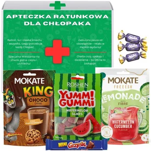 Zestaw Prezentowy na DZIEŃ CHŁOPAKA Prezent Klasowy Apteczka - Zestawy upominkowe - miniaturka - grafika 1