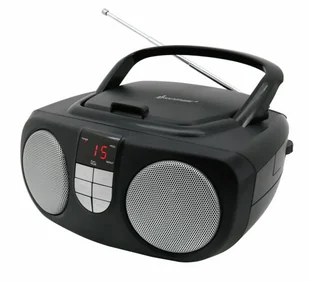 Soundmaster SCD1400SW odtwarzacz cd Przenośny odtwarzacz CD Czarny - Odtwarzacze CD - miniaturka - grafika 1