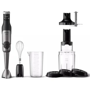 Nowy Blender Ręczny Philips Series 5000 HR2684/00 1200W Czarno-srebrny +akc - Blendery ręczne - miniaturka - grafika 1