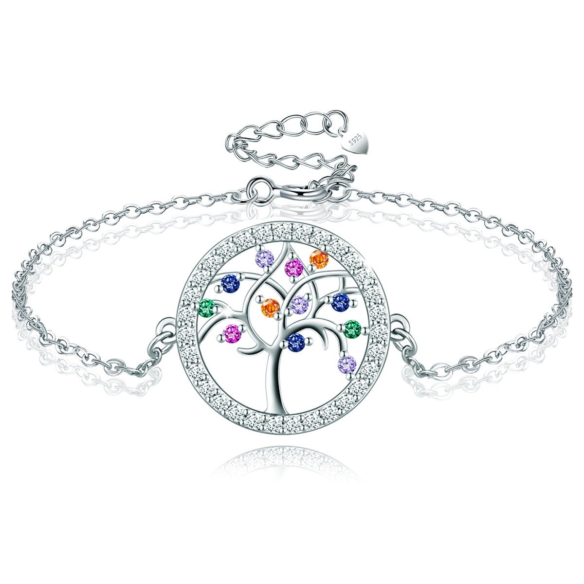 Bransoletka Srebrna Celebrytka Prezent Szczęścia Komunia Dzień Matki Święta 925