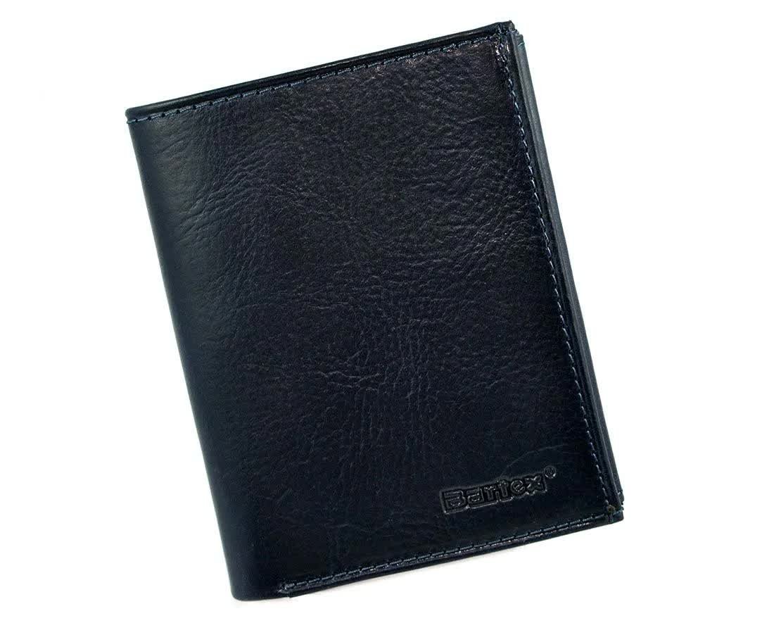 BARTEX 10220M granatowy portfel męski skórzany – elegancja i funkcjonalność