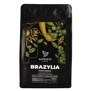 Kawa ziarnista Kafejeto Palarnia Brazylia Monte Carmelo ESPRESSO 250g - Kawa - miniaturka - grafika 1