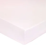 Prześcieradła - Blanc Des Vosges Prześcieradło perkalowe ze ściągaczem UNI Jasny Róż - miniaturka - grafika 1