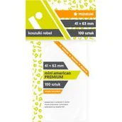Akcesoria do gier planszowych - Rebel Koszulki Mini American Premium 41x63 (100szt) (231968) - miniaturka - grafika 1