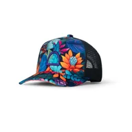 Kurtki jeździeckie - Czapka jeździecka z daszkiem trucker GALOP WEAR Power Flower rozm. dziecięcy - miniaturka - grafika 1