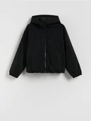 Kurtki i płaszcze dla dziewczynek - Reserved - Kurtka z kapturem - czarny - miniaturka - grafika 1