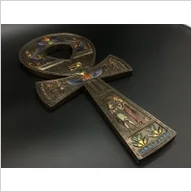 Figurki dekoracyjne - EGIPSKA ZAWIESZKA NA ŚCIANĘ ANKH VERONESE (WU76281A4) - miniaturka - grafika 1