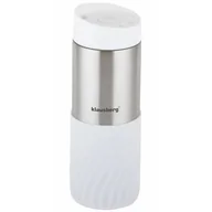 Kubki termiczne - SK KUBEK TERMICZNY 400ML STAL NIERDZEWNA 18/8 KLAUSBERG BIAŁY KB-7635 emix - miniaturka - grafika 1