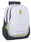 Plecaki szkolne i tornistry - Safta REAL MADRID WYPOSAŻENIE 25/26 - Plecak szkolny dla dzieci w różnym wieku, wygodny i wszechstronny, jakość i wytrzymałość, 32 x 16 x 44 cm, biała, M, Casual - miniaturka - grafika 1