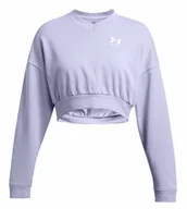 Bluzy damskie - Bluza damska UNDER ARMOUR Rival Terry Oversized Crop Crew - miniaturka - grafika 1