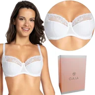 Biustonosze - Biustonosz Semi-Soft Gaia Biały 899 Goldie 75I - miniaturka - grafika 1
