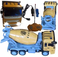 Zabawki zdalnie sterowane - BETONIARKA ciężarówka zdalnie sterowana pilot AUTKO RC pojazd budowlany - miniaturka - grafika 1