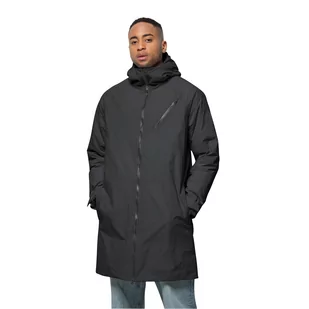 Męska parka Jack Wolfskin PERGAMON PARKA M phantom - M - Kurtki męskie - miniaturka - grafika 1