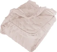 Narzuty - Narzuta na łóżko dekoracyjna z falbanką Werona 200x220 różowa - miniaturka - grafika 1