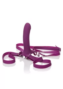 CalExotics Me2 Rumbler Purple - Wibrujący strap on w zestawie z dildo  << DYSKRETNIE   |   DOSTAWA 24h   |  GRATISY - Pozostałe gadżety erotyczne - miniaturka - grafika 3