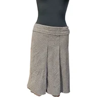 Spódnice - Marc Aurel Spódnica Midi Wygodna Stylowa Elegancka Vintage Brązowa Rozmiar 36 - miniaturka - grafika 1