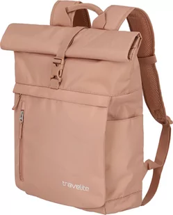 Plecak rolowany Travelite Basics Pink - Plecaki - miniaturka - grafika 1