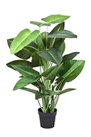 Sztuczne drzewka - GreenBrokers Sztuczne drzewo liliowe kalia 130 cm w doniczce, zielone, 130 cm - miniaturka - grafika 1
