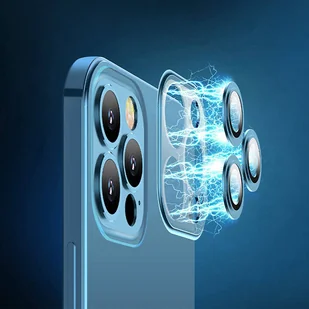 Joyroom Chery Mirror Case etui pokrowiec do iPhone 13 Pro obudowa z metaliczną ramką srebrny (JR-BP908 silver) - Etui i futerały do telefonów - miniaturka - grafika 11