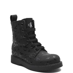 CALVIN KLEIN JEANS Botki | z dodatkiem skóry - Buty dla dziewczynek - miniaturka - grafika 1