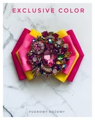 Broszki - Brosza z Ogromnym Różowym kryształem Exclusive 1 szt NEW - miniaturka - grafika 1