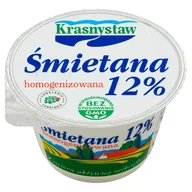 Śmietana - Krasnystaw Śmietana 12 % homogenizowana 150 g - miniaturka - grafika 1