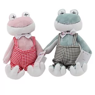 Tulilo Tulilo Maskotka Pluszowa Wesoła Żabka 28 cm, 2 Wzory 4980 $ - Maskotki i pluszaki - miniaturka - grafika 1