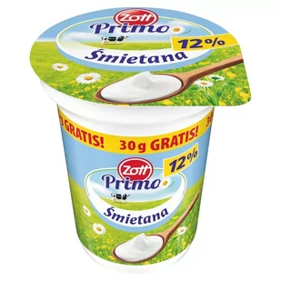Zott Primo Śmietana 12 % 360 g - Śmietana - miniaturka - grafika 1