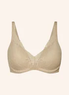 Biustonosze - Triumph Biustonosz Z Fiszbinami Body Make-Up Illusion Lace beige - miniaturka - grafika 1