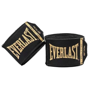 Everlast bandaże elastyczne Elite czarne 4,5 m - Bandaże bokserskie - miniaturka - grafika 1