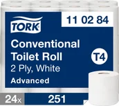 Papier toaletowy - Tork Toiletpapir Tork® Advanced T4, 110284, 2-lags, pakke a 24 stk. - miniaturka - grafika 1