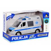 Samochody i pojazdy dla dzieci - AUTO POLICJA DZWIE/SWIAT P/B 27X16X12 PLX WB Madej - miniaturka - grafika 1