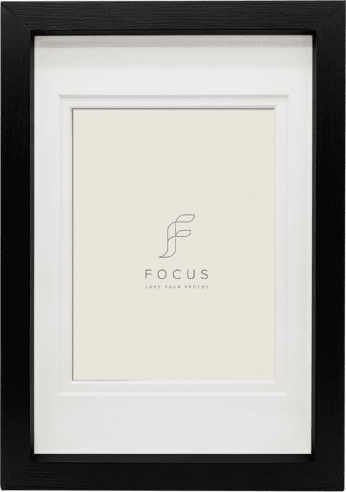 Ramka Focus Focus Dahlia UV Glass Black 30x40/PP 20x30
