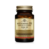 Witaminy i minerały - Solgar Witamina D3 2200 IU 55 mcg) 50 kapsułek roślinnych - miniaturka - grafika 1