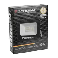 Oświetlenie warsztatowe - Naświetlacz LED 20 W 2000 lm 6400 K IP65 hera germina - miniaturka - grafika 1