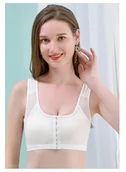 Biustonosze - Modelujący biustonosz z zapięciem z przodu - Biały - miniaturka - grafika 1