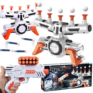 Gra Strzelecka Tarcza Z Unoszącymi Się Piłkami Zestaw Pistolet Muzyka - Gry planszowe - miniaturka - grafika 1