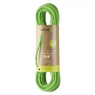 Lina Edelrid Tommy Caldwell Eco Dry DT 9,6mm 60 m Kolor: zielony - Sprzęt wspinaczkowy - miniaturka - grafika 1