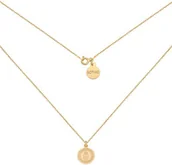 Biżuteria religijna - Złoty naszyjnik z medalionem - miniaturka - grafika 1