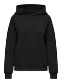 Bluzy damskie - ONLY Bluza Scarlet 15355809 Czarny Regular Fit - miniaturka - grafika 1