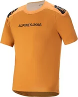 Koszulki męskie - Alpinestars Koszulka krótki rękaw ALPINESTARS A-ARIA POLARTEC SWITCH SS JERSEY, Dark Gold Rozmiar: M - miniaturka - grafika 1