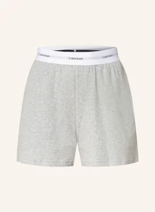 Calvin Klein Szorty Rekreacyjne Modern Terry grau - Spodenki damskie - miniaturka - grafika 1