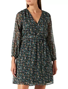ONLY Women's ONLCERA 3/4 Short Dress WVN NOOS sukienka mini, Balsam Green/AOP: Fall Ditsy, L - Sukienki - miniaturka - grafika 1